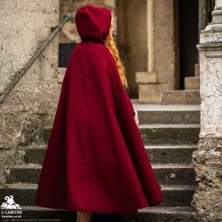 Tylus Wool Cloak - Red - LARP Costume