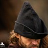 Woollen Robin Hood Hat - Black - LARP Costume