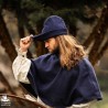 Woollen Robin Hood Hat - Blue - LARP Costume