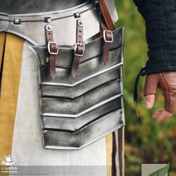 Mercenary Tasset Armour - Polyurea Plate Armour - Brown