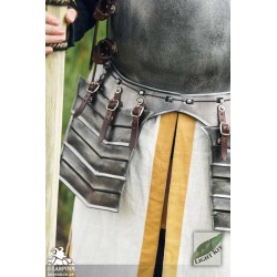 Mercenary Tasset Armour - Polyurea Plate Armour - Brown