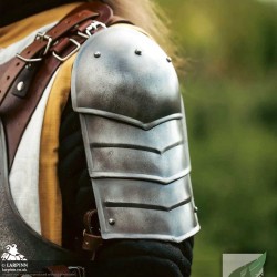 Mercenary Shoulder Plate - Polyurea Plate Armour - LARP Costumes