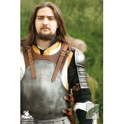 Mercenary Shoulder Plate - Polyurea Plate Armour - LARP Costumes