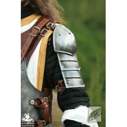 Mercenary Shoulder Plate - Polyurea Plate Armour - LARP Costumes