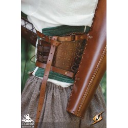 Laced Quiver - Brown - LARP Costume