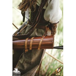 Laced Quiver - Brown - LARP Costume