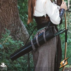 Laced Quiver - Black - LARP Costume
