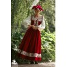 Kampfrau Dress - Landsknecht - Red & White - LARP Costumes