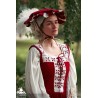 Kampfrau Dress - Landsknecht - Red & White - LARP Costumes