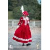Kampfrau Dress - Landsknecht - Red & White - LARP Costumes