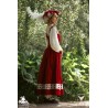 Kampfrau Dress - Landsknecht - Red & White - LARP Costumes