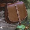Medieval Laced Pouch - Brown - Large - LARP Costumes