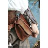Medieval Laced Pouch - Brown - Large - LARP Costumes