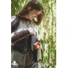 Medieval Laced Pouch - Black - Large - LARP Costumes