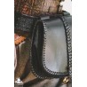 Medieval Laced Pouch - Black - Large - LARP Costumes