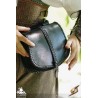Medieval Laced Pouch - Black - Large - LARP Costumes