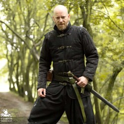 Medieval Warrior Gambeson - Black - LARP Costumes