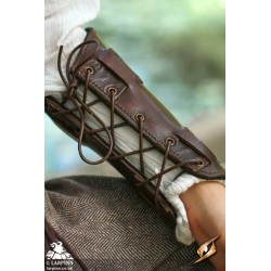 Pathfinder Leather Bracers - LARP Costume