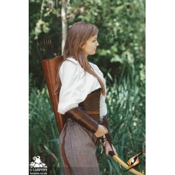 Pathfinder Leather Bracers - LARP Costume