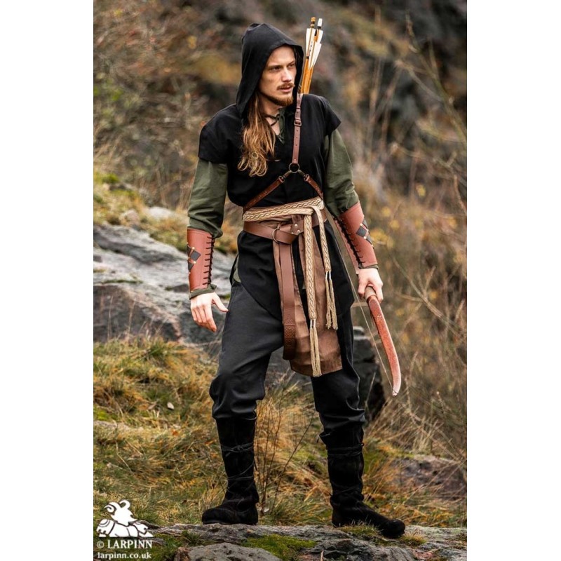 Arais Ranger Tunic - Black - LARP Costumes