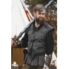 Rugged Canvas Jerkin - Grey & Black - LARP Costume