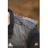 Rugged Canvas Jerkin - Grey & Black - LARP Costume