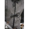 Rugged Canvas Jerkin - Grey & Black - LARP Costume