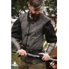 Rugged Canvas Jerkin - Grey & Black - LARP Costume