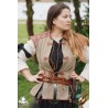 Rugged Canvas Jerkin - Dryad Green & Brown - LARP Costume