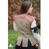 Rugged Canvas Jerkin - Dryad Green & Brown - LARP Costume
