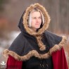 Fimbul Hood - Wool - Black - LARP Costumes