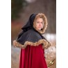 Fimbul Hood - Wool - Black - LARP Costumes