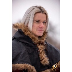 Fimbul Hood - Wool - Black - LARP Costumes