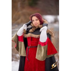 Fimbul Hood - Wool - Black - LARP Costumes