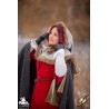 Fimbul Hood - Wool - Light Grey - LARP Costume