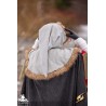 Fimbul Hood - Wool - Light Grey - LARP Costume