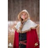 Fimbul Hood - Wool - Light Grey - LARP Costume