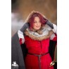 Fimbul Hood - Wool - Light Grey - LARP Costume