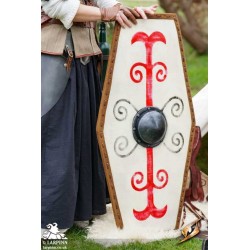 Germanic Shield - 40IN x 21IN - LARP Shield