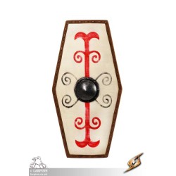 Germanic Shield - 40IN x 21IN - LARP Shield
