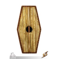 Germanic Shield - 40IN x 21IN - LARP Shield