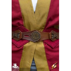 Beruto Belt - Brown & Red - LARP Costume
