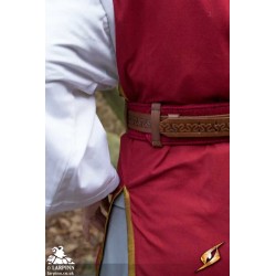 Beruto Belt - Brown & Red - LARP Costume