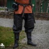 Woden Linen Viking Breeches - Black - LARP Trousers