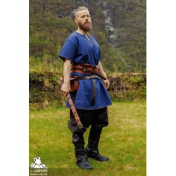 Wodan Linen Viking Breeches - Black - LARP Trousers