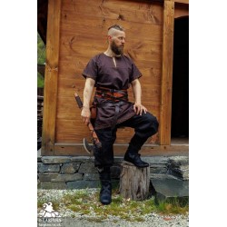 Wodan Linen Viking Breeches - Black - LARP Trousers