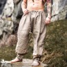 Wodan Linen Viking Breeches - Stone Gray - LARP Trousers