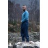 Wodan Linen Viking Breeches - Dark Blue - LARP Trousers