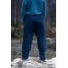 Wodan Linen Viking Breeches - Dark Blue - LARP Trousers