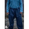 Wodan Linen Viking Breeches - Dark Blue - LARP Trousers
